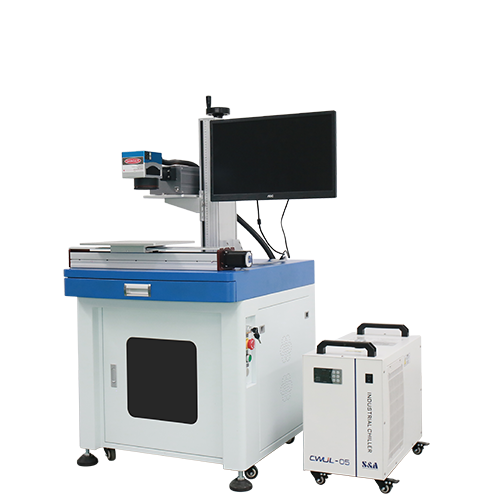 Hojas que graban la máquina ULTRAVIOLETA de la marca del laser de la fuente de luz fría de 355 nm para el marcado de la precisión