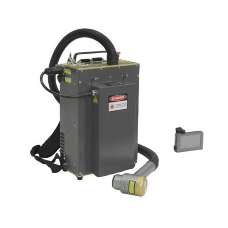 Nueva máquina de limpieza láser pulsada tipo mochila de 300 W para decapado de revestimientos.