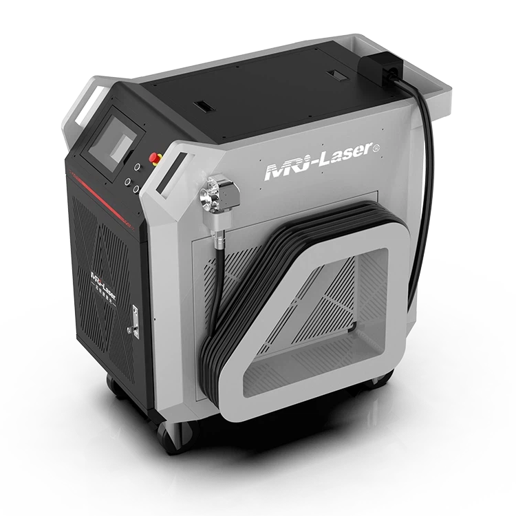 Máquina de limpieza por láser pulsado recientemente lanzada por MRJ: láser pulsado de 500 W, 1000 W y 2000 W
