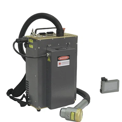 Máquina de limpieza láser portátil tipo mochila de 300 W para exteriores
