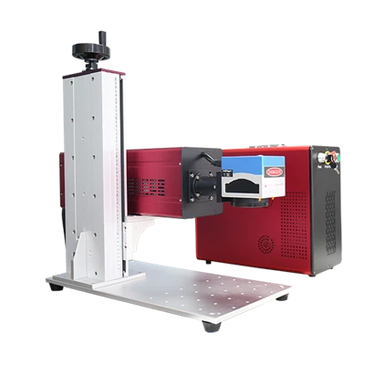 Máquina de marcado láser de CO2 de sobremesa para marcado de plástico, cuero, ropa y madera