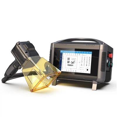 Máquina de marcado láser de 50 vatios para hatts para grabado de grabado de acero inoxidable