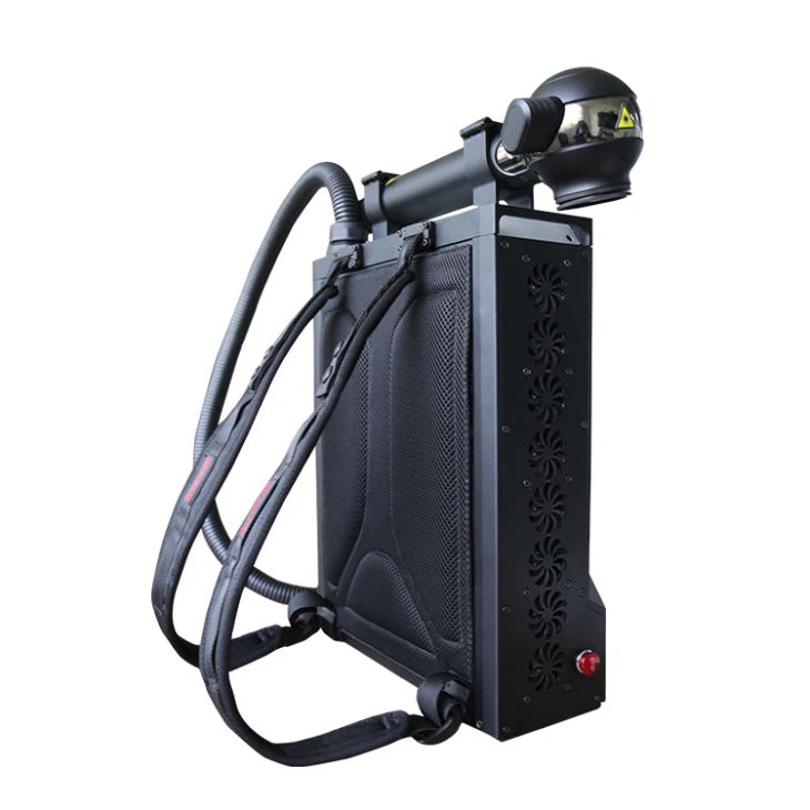 100W Backpack Portable Laser Cleaning Rust Removal Machine