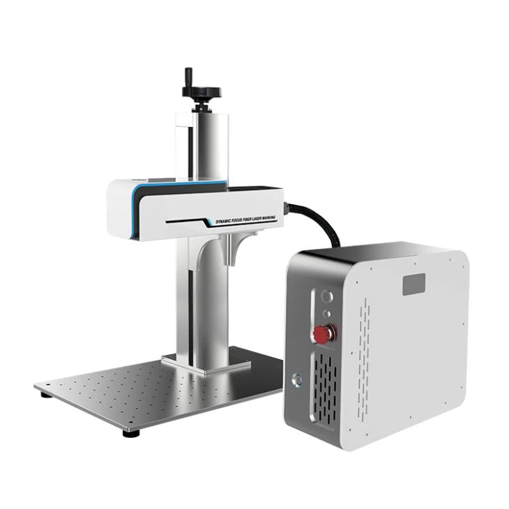 máquina de marcado láser de fibra de enfoque dinámico 3D para metal y no metal