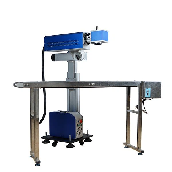 máquina de la marca del laser del CO2 de 20W 30W 60W para la cadena de producción que marca