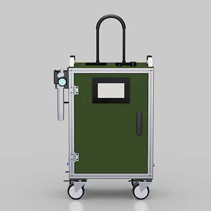 200W Customized Luggage Type Pulsed Laser Cleaning Machine
