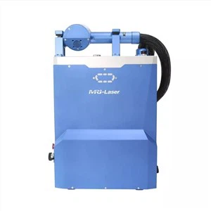 Máquina de limpieza láser pulsada tipo mochila de 100 W para eliminación de óxido.