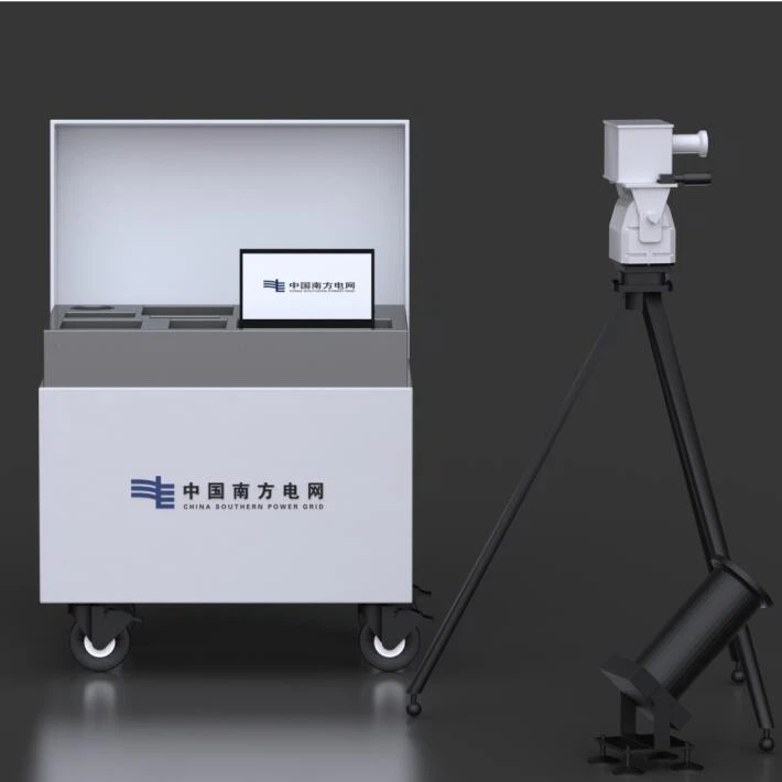 La máquina decapada láser remota limpia el óxido de la torre