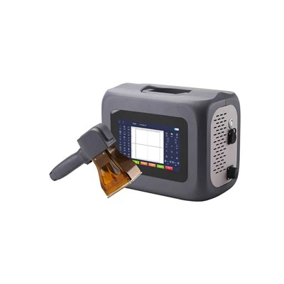 Máquina de marcado láser de fibra súper pequeña para tapa de botella